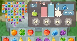 画像ギャラリー No.005のサムネイル画像 / のんびりスローライフパズル「うさぎLIFE 〜もぐもぐパズル〜」が配信開始