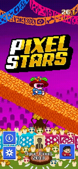 画像ギャラリー No.001のサムネイル画像 / 多様なキャラでステージを駆けぬけろ。スマホ向けアクションゲーム「Pixel Stars」を紹介する「(ほぼ)日刊スマホゲーム通信」第1894回