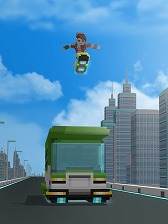 画像ギャラリー No.003のサムネイル画像 / ホバーボードを操るアクションゲーム「Highway Surf」が配信