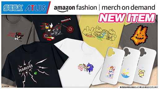 画像ギャラリー No.001のサムネイル画像 / 「ソニック」「ぷよぷよ」の新作Tシャツ,スマホケースがAmazon Merch on Demandに登場