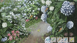 画像ギャラリー No.003のサムネイル画像 / 雨の降る自然の中でいきものを見つけよう。Android向けゲーム「つれづれ。」を紹介する「(ほぼ)日刊スマホゲーム通信」第1899回