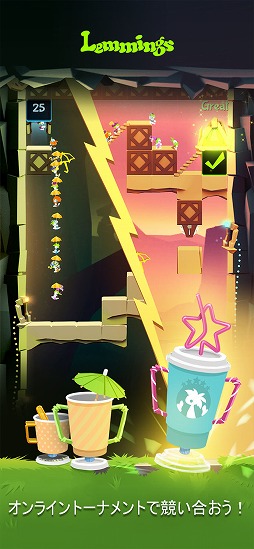 ���������꡼ No.004�Υ���ͥ������ / �ѥ��륲�����Lemmings�פ����ޥ۸������ץ���о졣�����������ȿ���ľ���ʤ�Ǥ��ޤ���ߥ󥰤�����̵���˥�����ޤ�Ƴ����