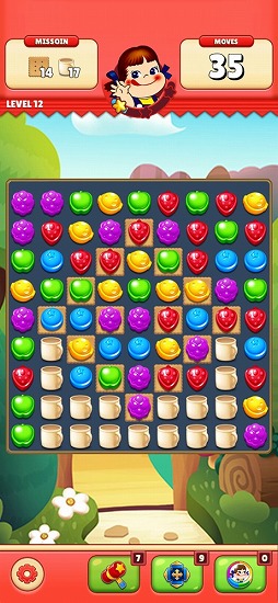 ミルキーマッチ:ペコちゃんパズルゲーム