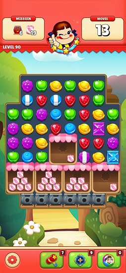 ミルキーマッチ:ペコちゃんパズルゲーム