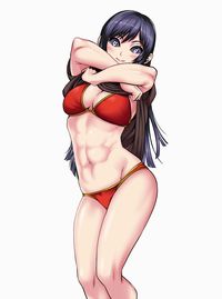 画像ギャラリー No.002のサムネイル画像 / 「ケンガンUB」,バレンタインキャンペーン開催。★4闘技者「呉迦楼羅【水着】」が登場