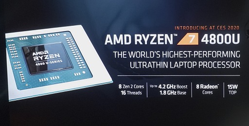 画像集#007のサムネイル/AMD，Ryzen 4000シリーズ，Radeon 5600シリーズを発表。まさかのFreeSync仕切り直し？　新技術SmartShiftで消費電力そのままノートPCの描画性能を10％アップ