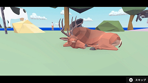 画像集#002のサムネイル/「ごく普通の鹿のゲーム DEEEER Simulator」，Steamでアーリーアクセス版が配信。スローライフと街の破壊が楽しめる普通じゃない鹿のゲーム