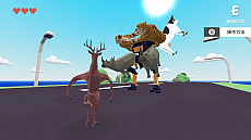 画像集#016のサムネイル/「ごく普通の鹿のゲーム DEEEER Simulator」，Steamでアーリーアクセス版が配信。スローライフと街の破壊が楽しめる普通じゃない鹿のゲーム