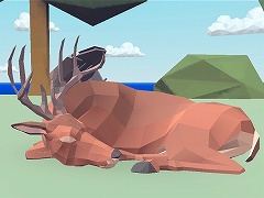 「ごく普通の鹿のゲーム DEEEER Simulator」，Steamでアーリーアクセス版が配信。スローライフと街の破壊が楽しめる普通じゃない鹿のゲーム