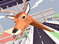 「ごく普通の鹿のゲーム DEEEER Simulator」の販売がスタート。ごく普通の鹿を主人公とした，コミカルなアクションゲーム