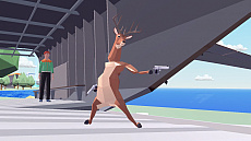 画像集#002のサムネイル/「ごく普通の鹿のゲーム DEEEER Simulator」の販売がスタート。ごく普通の鹿を主人公とした，コミカルなアクションゲーム