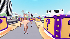 画像集#006のサムネイル/「ごく普通の鹿のゲーム DEEEER Simulator」の販売がスタート。ごく普通の鹿を主人公とした，コミカルなアクションゲーム