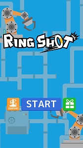 画像ギャラリー No.001のサムネイル画像 / スワイプで輪投げが楽しめるスマホ向けゲーム「Ring Shot」が配信開始