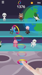 画像ギャラリー No.003のサムネイル画像 / スワイプで輪投げが楽しめるスマホ向けゲーム「Ring Shot」が配信開始