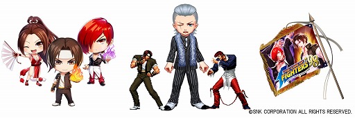 画像ギャラリー No.006のサムネイル画像 / 「喧嘩道」に草薙 京,八神 庵,不知火 舞が登場する「KOF '98」コラボが開催中