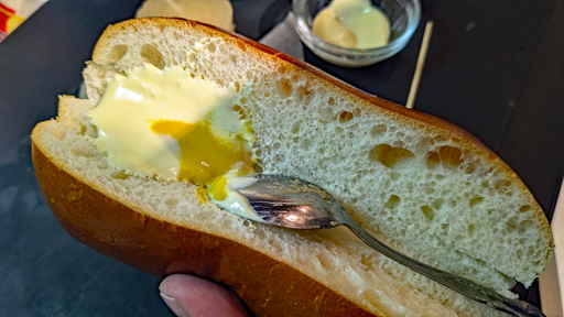 画像ギャラリー No.004のサムネイル画像 / 「GOD EATER2」のおでんパンを食べてみる。俺のコラボカフェ:Menu 072