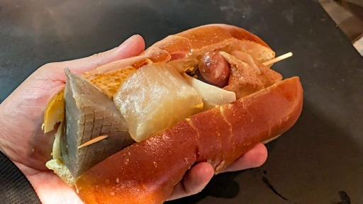 画像ギャラリー No.005のサムネイル画像 / 「GOD EATER2」のおでんパンを食べてみる。俺のコラボカフェ:Menu 072