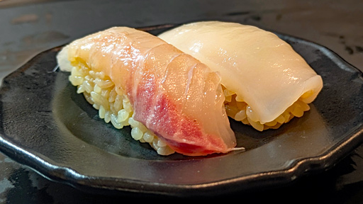 画像ギャラリー No.007のサムネイル画像 / 「ダウンタウン熱血物語」の寿司屋は,ネタによってシャリを使い分けていた! 俺のコラボカフェ:Menu 073