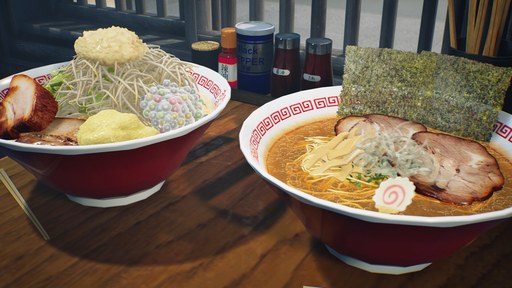 画像ギャラリー No.003のサムネイル画像 / 「Japanese Ramen Simulator」で店主の苦労を思い知り，究極の精進ラーメンを考える。俺のコラボカフェ：Menu 093