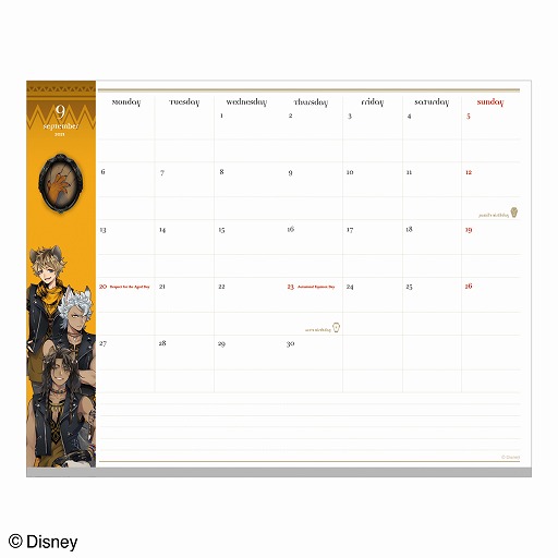 画像ギャラリー No.010のサムネイル画像 / 「ツイステ」新商品は,各寮デザインの2021年度の月間手帳。予約受付中