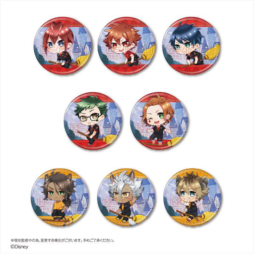 画像ギャラリー No.001のサムネイル画像 / 「ディズニー ツイステッドワンダーランド」,飛行術トレーディング缶バッジ全3種の予約販売を開始