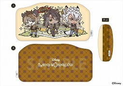 画像ギャラリー No.002のサムネイル画像 / 「ディズニー ツイステッドワンダーランド」のクッションがキャラデパにて予約販売を開始
