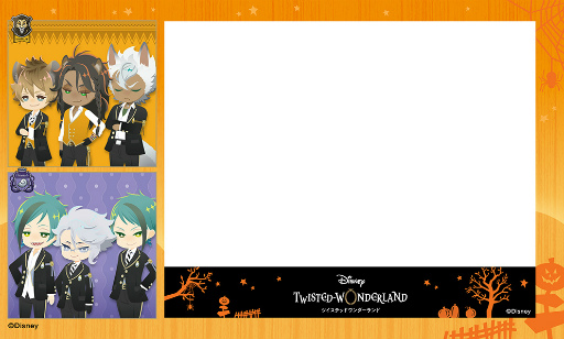 画像ギャラリー No.003のサムネイル画像 / プリ機“EMMYCHUU”に「ツイステ」の季節限定デザインのシールふちと撮影フレームが登場