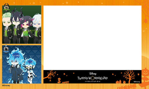 画像ギャラリー No.005のサムネイル画像 / プリ機“EMMYCHUU”に「ツイステ」の季節限定デザインのシールふちと撮影フレームが登場