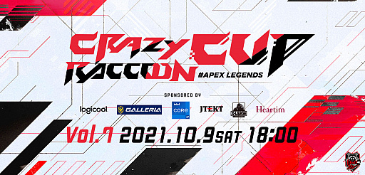 ���������꡼ No.001�Υ���ͥ������ / Mildom�ǡ���7�� Crazy Raccoon Cup Apex Legends�פ������ۿ�������