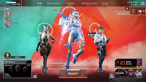 ���������꡼ No.024�Υ���ͥ������ / �Υץ쥤��ݡϡ�Apex Legends�׿���������ȥ��硼������ɤ��­��˥����å����쿷���줿�Х󥬥�����Ϥ��ʤ�ʪ����ͽ��