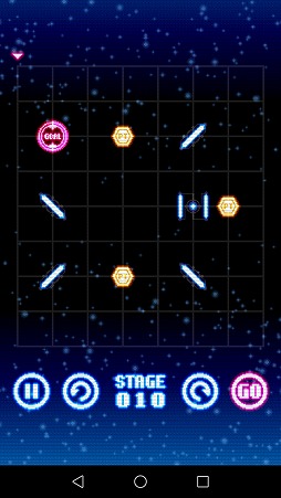 画像ギャラリー No.005のサムネイル画像 / 直進しかできない自機をゴールまで導こう。パズルゲーム「Re;flection」を紹介する「(ほぼ)日刊スマホゲーム通信」第1949回