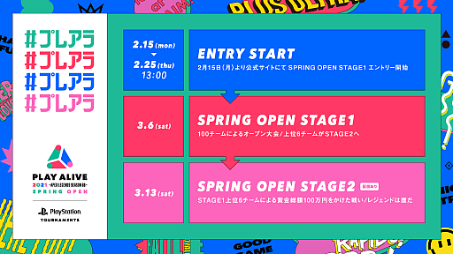 ���������꡼ No.002�Υ���ͥ������ / PS4�ѡ�Apex Legends�פΥ����ץ�����PLAY ALIVE 2021 : Apex Legends Season 08 Spring Open�ɤ�3��6����13���˳���