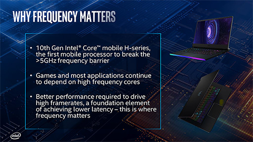画像集#003のサムネイル/Intel，8C16T対応で最大5.3GHz駆動の「Comet Lake-H」ことノートPC向け第10世代Coreプロセッサを発表