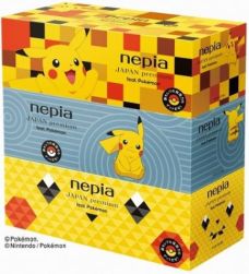 画像ギャラリー No.003のサムネイル画像 / 「ネピアJAPAN premium feat. Pokémon」のボックスティッシュが5月下旬に数量限定で発売。パッケージデザインは市松模様などの4種類