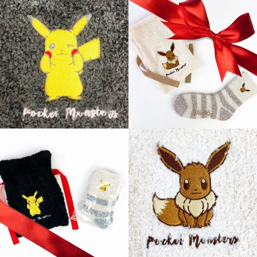 ポケモン の巾着入り もこもこ靴下 と 三つ折り財布 が登場 パーフェクトワールドトーキョーで販売開始