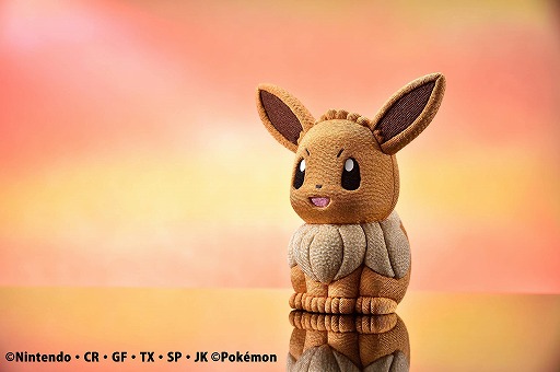画像ギャラリー No.001のサムネイル画像 / 「ポケモン」のイーブイが江戸木目込人形で登場。予約販売を開始