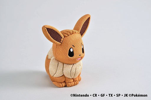 画像ギャラリー No.003のサムネイル画像 / 「ポケモン」のイーブイが江戸木目込人形で登場。予約販売を開始