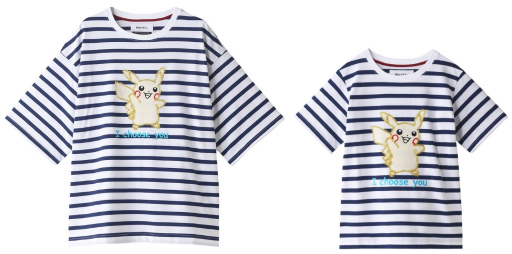 画像ギャラリー No.006のサムネイル画像 / 「ポケモン」ピカチュウとイーブイがモチーフのTシャツなどが“エル・ショップ”で販売開始