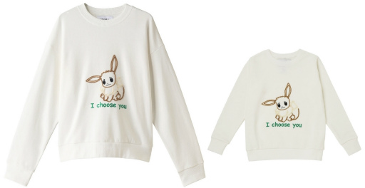 画像ギャラリー No.009のサムネイル画像 / 「ポケモン」ピカチュウとイーブイがモチーフのTシャツなどが“エル・ショップ”で販売開始