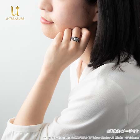 画像ギャラリー No.003のサムネイル画像 / 「ポケモン」ゲンガーのネックレス&リング(指輪)が登場。予約受付は11月15日まで