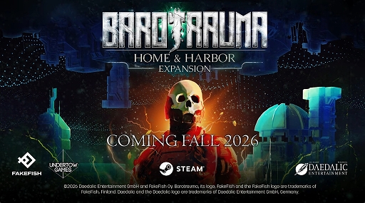 画像ギャラリー No.001のサムネイル画像 / ホラー潜水艦シム「Barotrauma」,大型拡張“Home & Harbor”の配信時期が2026年秋に決定。最新トレイラーを公開