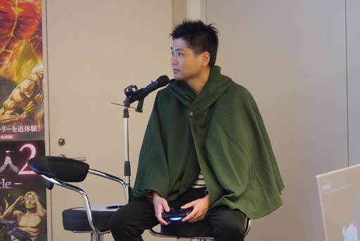 画像ギャラリー No.008のサムネイル画像 / 「進撃の巨人2 -Final Battle-」のクローズド体験会レポート&プロデューサーミニインタビュー。一足早く,精鋭兵たちが新要素を満喫