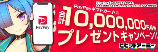 ���������꡼ No.001�Υ���ͥ������ / �֥ӥӥåɥ����ߡ��פ�PayPay���եȥ����ɤ�������ץ쥼��ȥ����ڡ��󳫺�