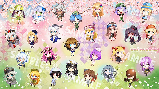 画像ギャラリー No.002のサムネイル画像 / 「ビビッドアーミー」,桜エフェクトが期間限定で実装。Twitterキャンペーンも実施中