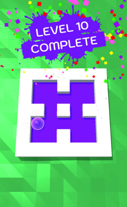 画像ギャラリー No.006のサムネイル画像 / 真っ白な床を染め上げよう。iOS向けアクションパズル「Roller Splat!」を紹介する「(ほぼ)日刊スマホゲーム通信」第1963回