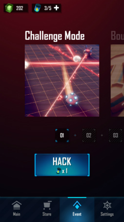 画像ギャラリー No.007のサムネイル画像 / サイバースペースの砲台を壊せ。スマホ向けアクション「Flaming Core」を紹介する「(ほぼ)日刊スマホゲーム通信」第1964回
