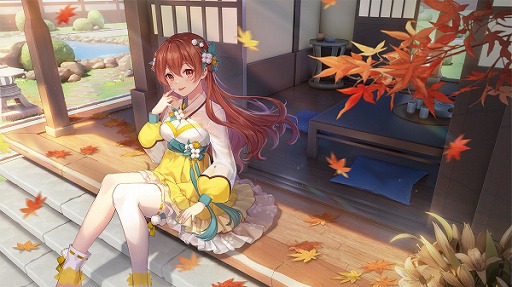 画像ギャラリー No.001のサムネイル画像 / 「ガール・カフェ・ガン」で期間限定の特別ガチャ“色づく楓”が開催