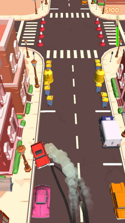 画像ギャラリー No.002のサムネイル画像 / エクストリームなドリフト縦列駐車! スマホ向けアクション「Drive and Park」を紹介する「(ほぼ)日刊スマホゲーム通信」第1969回