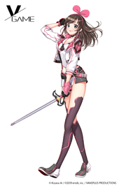 画像ギャラリー No.003のサムネイル画像 / 「VGAME」,キズナアイの新衣装「バトルルック その2」を追加公開