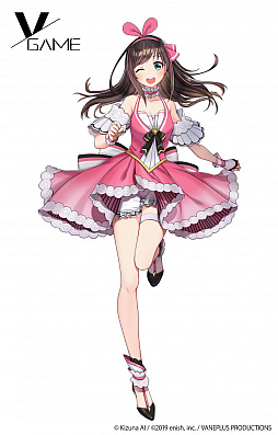 画像ギャラリー No.004のサムネイル画像 / 「VGAME」,事前登録者数が10万人突破。ガチャ50連分の「次元結晶」と「キズナアイ」新衣装が追加